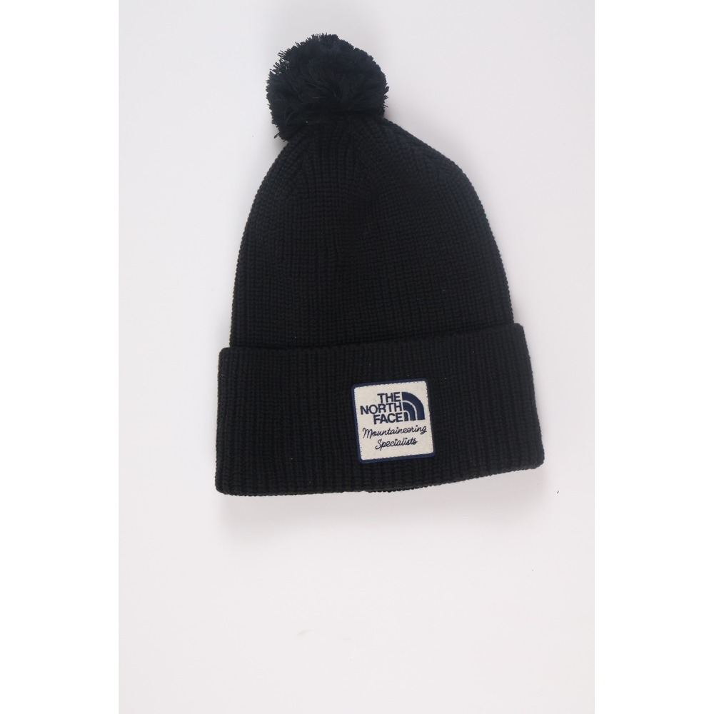 The North Face Beanie Pom Pom OS Black Winter Outdoor Mountaineering Specialists